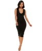 Women's V-neck Bandage Midi Dress