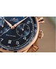 Men's Swiss Automatic Chronograph Multifort Brown Leather Strap Watch 42mm