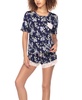 Women's Something Sweet Rayon Shortie Pajama Set, 2 Piece