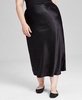 Trendy Plus Size Rhinestone-Embellished Skirt