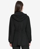 Women's Hooded Drawcord-Waist Snap-Front Jacket