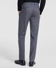 Men's Slim-Fit Gray Solid Wool-Blend Suit Separate Pants