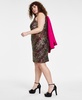 Trendy Plus Size Sequined Mini Dress, Created for Macy's