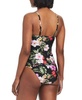 Women's Printed Twist-Front Shirred Tankini Top &Floral-Print Side-Tab Hipster Bottoms, Created for Macy's