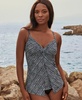 Women's Selenite Love Knot Printed Tankini Top