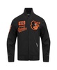 Men's Black Baltimore Orioles Area Code Twill Full-Zip Jacket