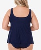 Plus Size Illusionists Ursula Underwire Tankini Top & Swim Bottoms