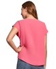 Petite Side-Button Cap-Sleeve Top