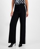 Women's High Rise Rhinestone-Trim Pants, Created for Macy's