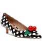 Women's Vesper Cherry Kitten-Heel Pumps