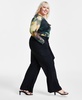 Trendy Plus Size Belted Cargo Pants, Created for Macy's