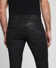 Men's Miami Black Coated Skinny Jeans