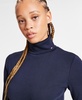 Women's Long Sleeve Cotton Turtleneck Top