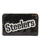 Women's Pittsburgh Steelers Sequin Zip-Around Wallet