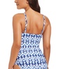 Women's Fine Ikat High-Neck Tankini