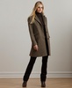 Petite Notched-Collar Walker Coat