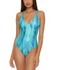 Women's Metallic One-Piece Swimsuit 