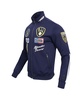 Men's Navy Milwaukee Brewers Fast Lane Full-Zip Track Jacket