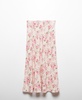 Women's Floral Midi Skirt