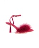 Women's Iliana Ankle Strap Feather Detail Pumps