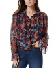 Women's Ruffle-Trim Button-Down Blouse 