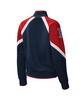 Women's Navy Boston Red Sox Touchdown Raglan Full-Zip Track Jacket