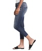 Banning Skinny Faded Mid Rise Crop Jeans