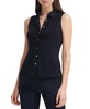 Women's Sleeveless Button-Up Blouse