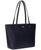 Crosshatch Leather Medium Karly Shopper Tote