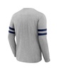 Men's NFL x Darius Rucker Collection by Heather Gray Seattle Seahawks Henley Long Sleeve T-shirt