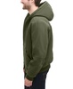 Men's Hooded Zip-Front Fleece-Lined Bomber Jacket