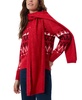 Women's Fair Isle Crewneck Sweater & Scarf