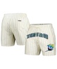 Men's Cream Tampa Bay Rays Pinstripe Retro Classic Woven Shorts