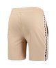 Men's Tan Brooklyn Nets Team Stripe Shorts