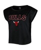 Women's Black Chicago Bulls Intermission T-shirt and Shorts Sleep Set