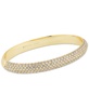 14k Gold-Plated Pavé Bangle Bracelet