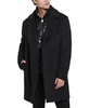 Men's Wool Blend Coat with Removable Quilted Bib