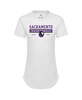 Women's White Sacramento Kings Origins Phoebe Tri-Blend T-shirt