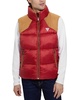 Men's Fabric Block Puffer Vest