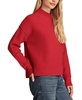 Women's Mock Neck Waffle-Knit Sweater