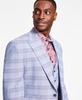 Men's Classic Fit Striped Suit Jacket