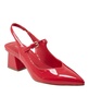 Women's Luney Block Heel Pointy Toe Dress Slingback Pumps