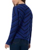 Petite Chevron Jacquard Mock Neck Sweater