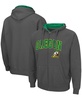 Men's Charcoal Oregon Ducks Arch Logo 3.0 Full-Zip Hoodie