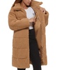 Women's Long Sherpa Snap-Closure Teddy Coat