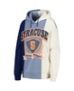 Women's Navy Syracuse Orange Hall of Fame Colorblock Pullover Hoodie