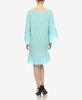 Women's Sheer Crochet Knee Length Cover Up Dress