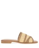 Women's Lileen Slip-On Woven Raffia Flat Sandals