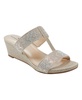 Women's Iluvit Embellished Dress Wedge Sandals