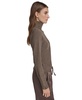 Women's Metallic Ribbed Turtleneck Top